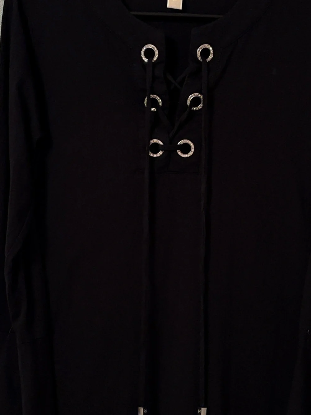 Michael Kors Lace Up Blouse